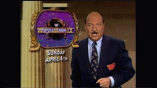 WWE WrestleMania IX előzetes