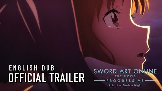 Sword Art Online - A film: Progressive – A csillagtalan éj dala előzetes
